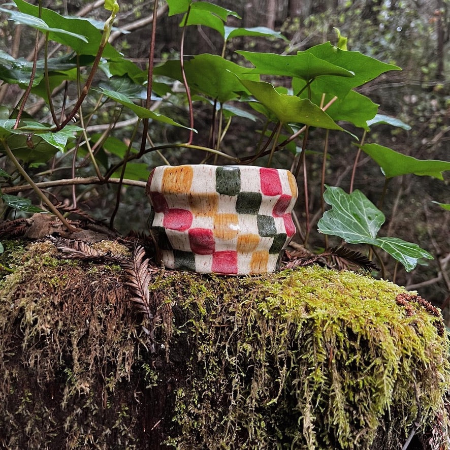 woodland checker catchall