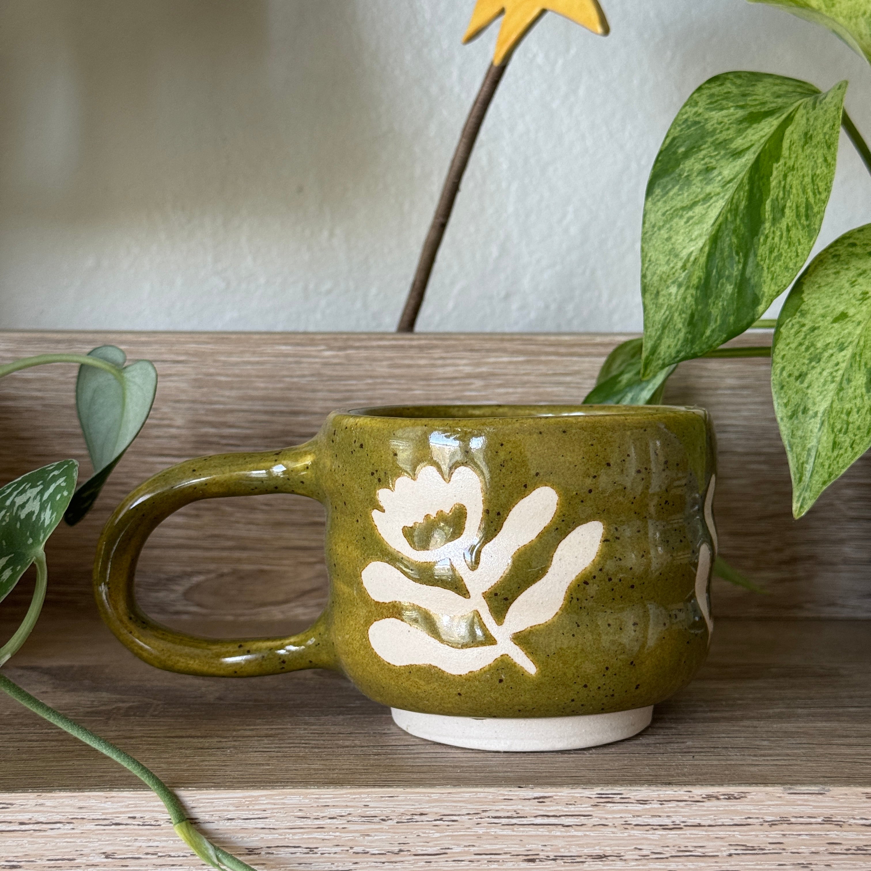 meadow bloom porcelain mug