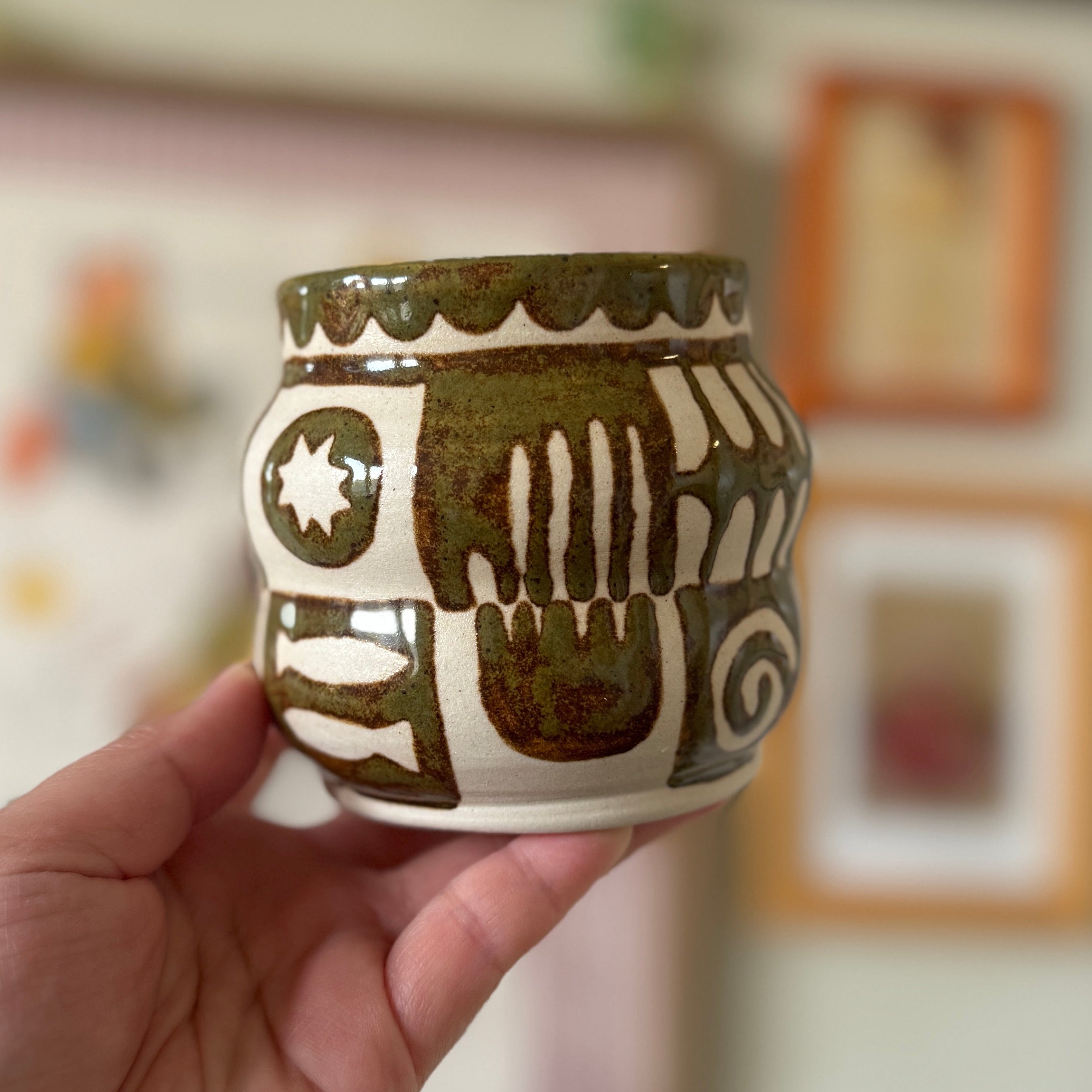 curious symbols vessel