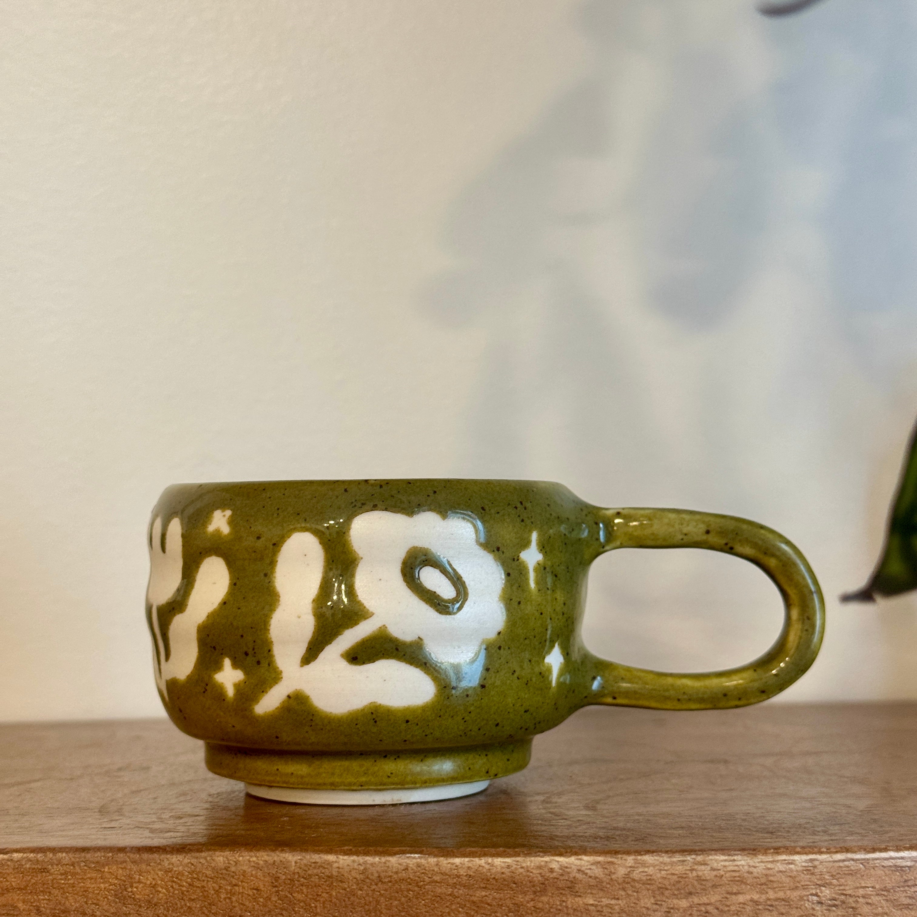 small meadow bloom porcelain mug