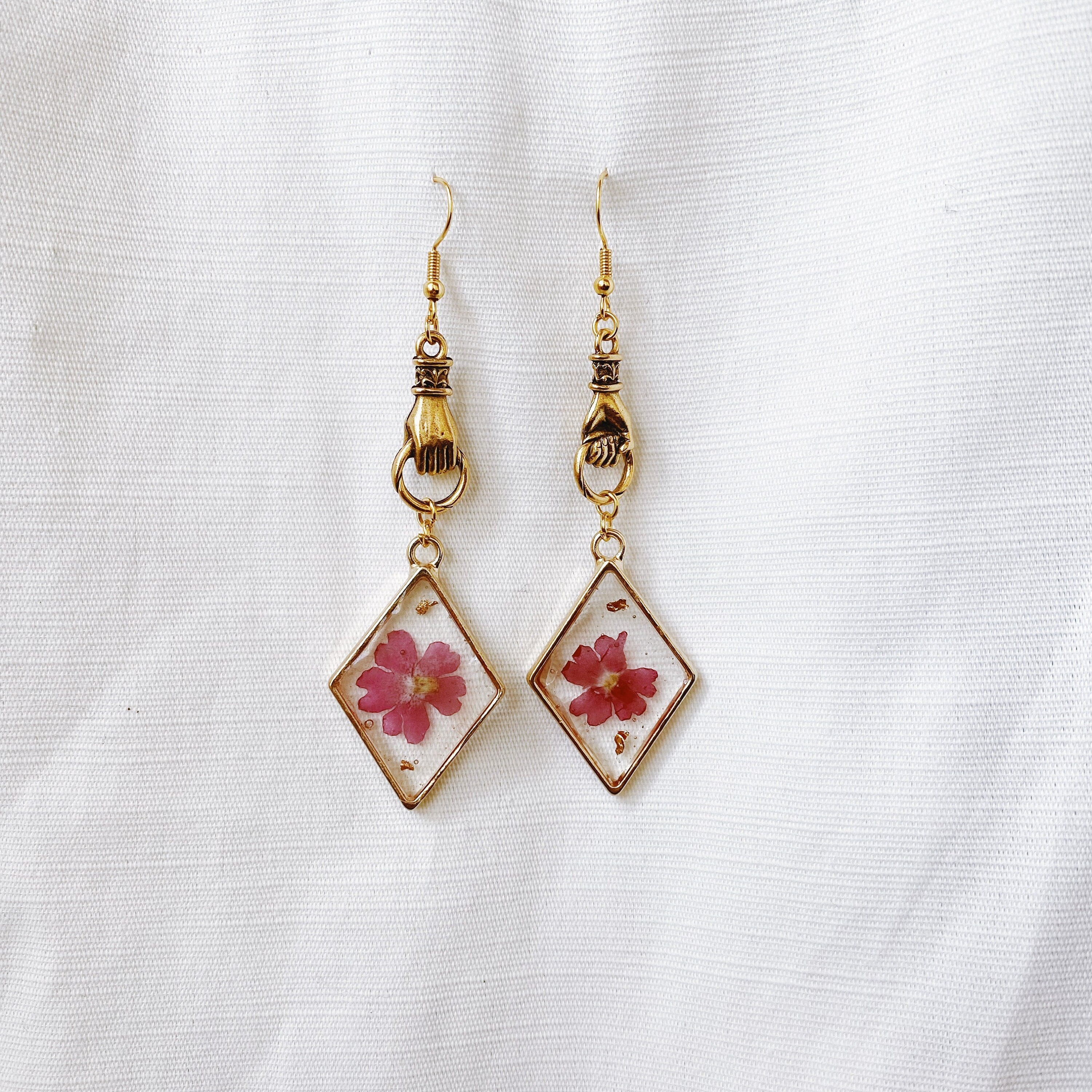pocket garden earrings | double dangle