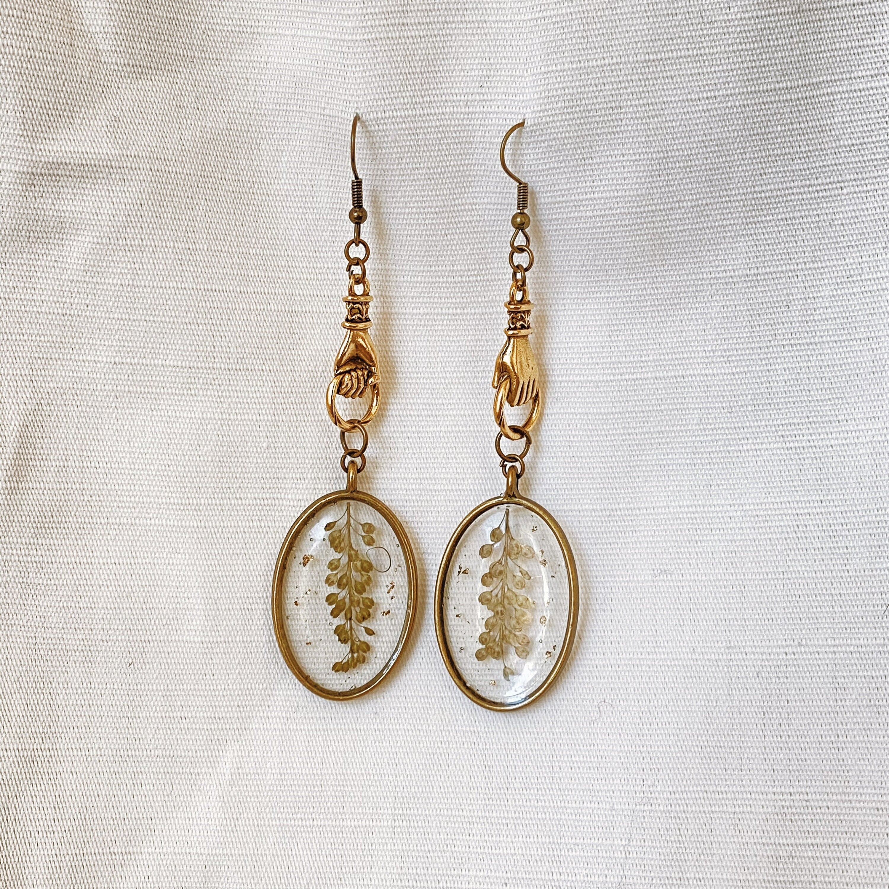pocket garden earrings | double dangle