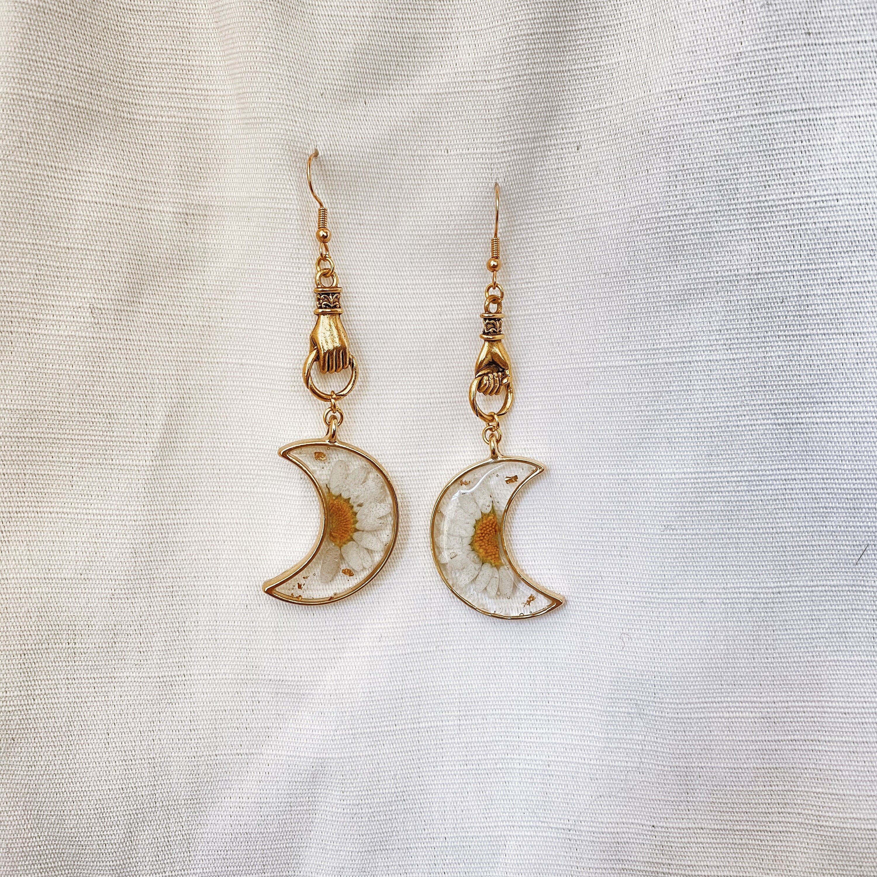 pocket garden earrings | double dangle