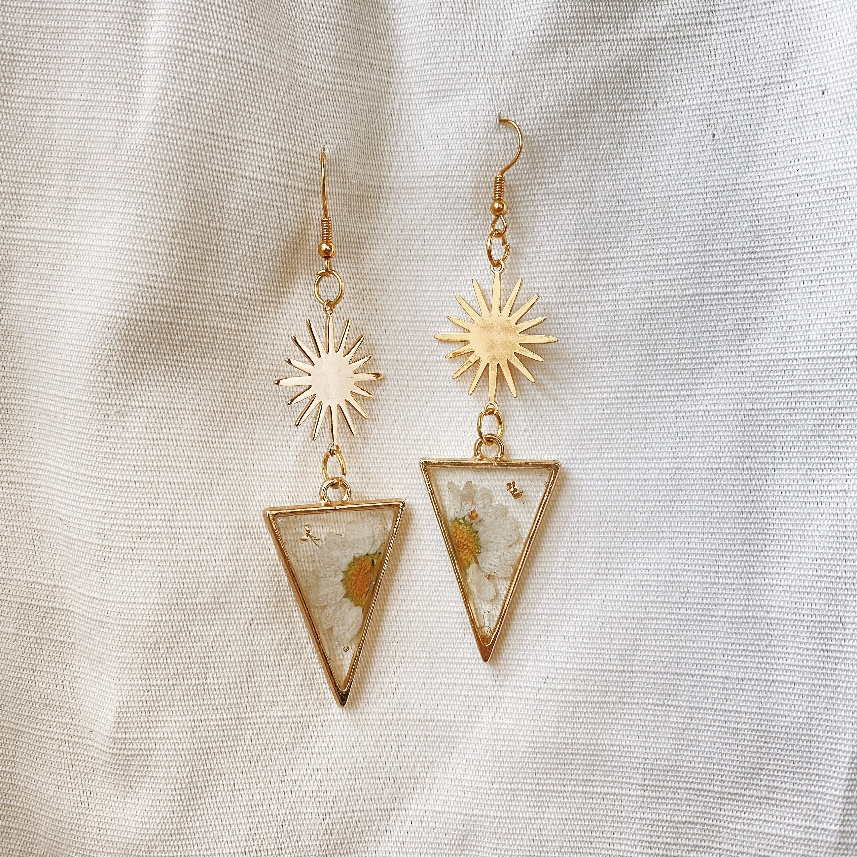 pocket garden earrings | double dangle