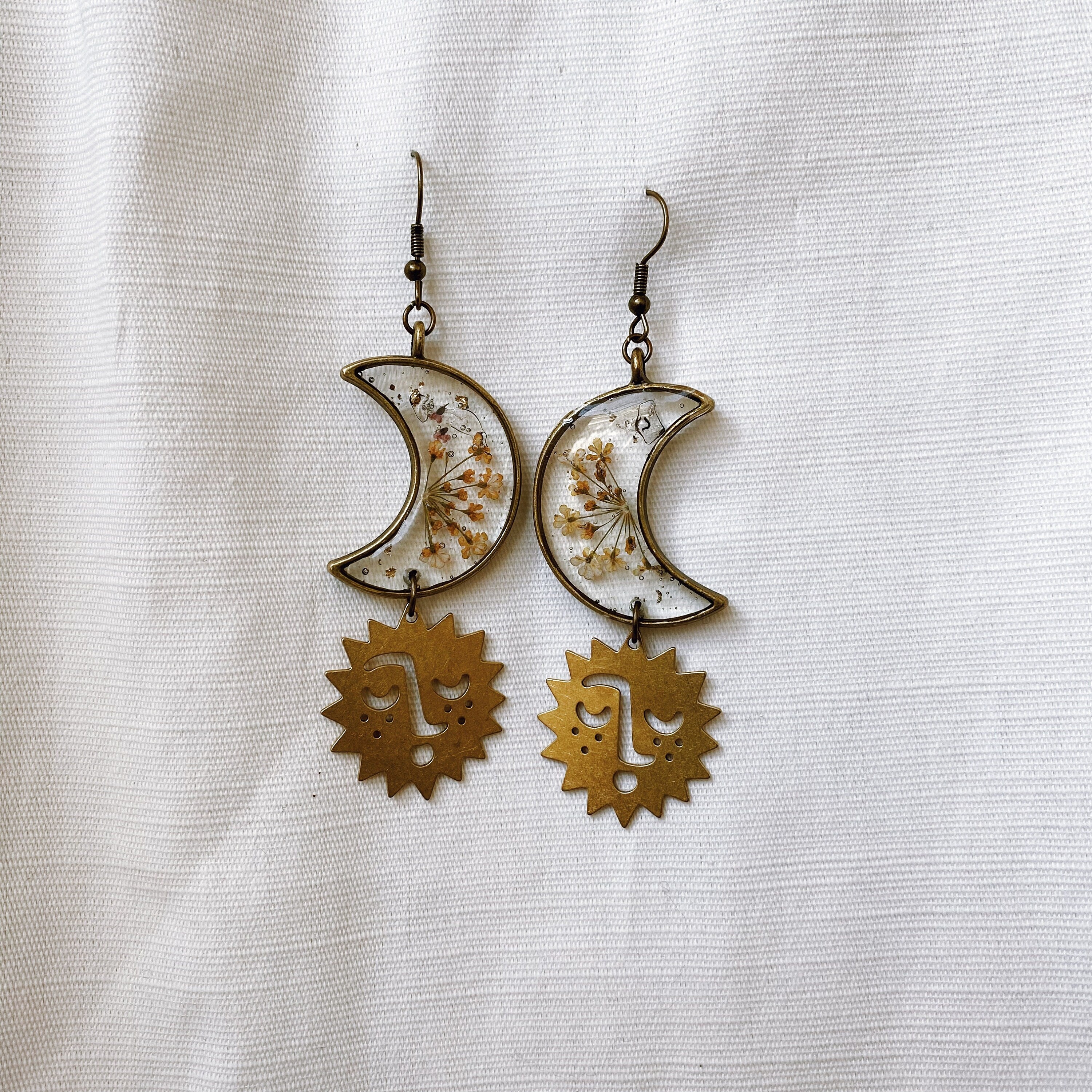 pocket garden earrings | double dangle