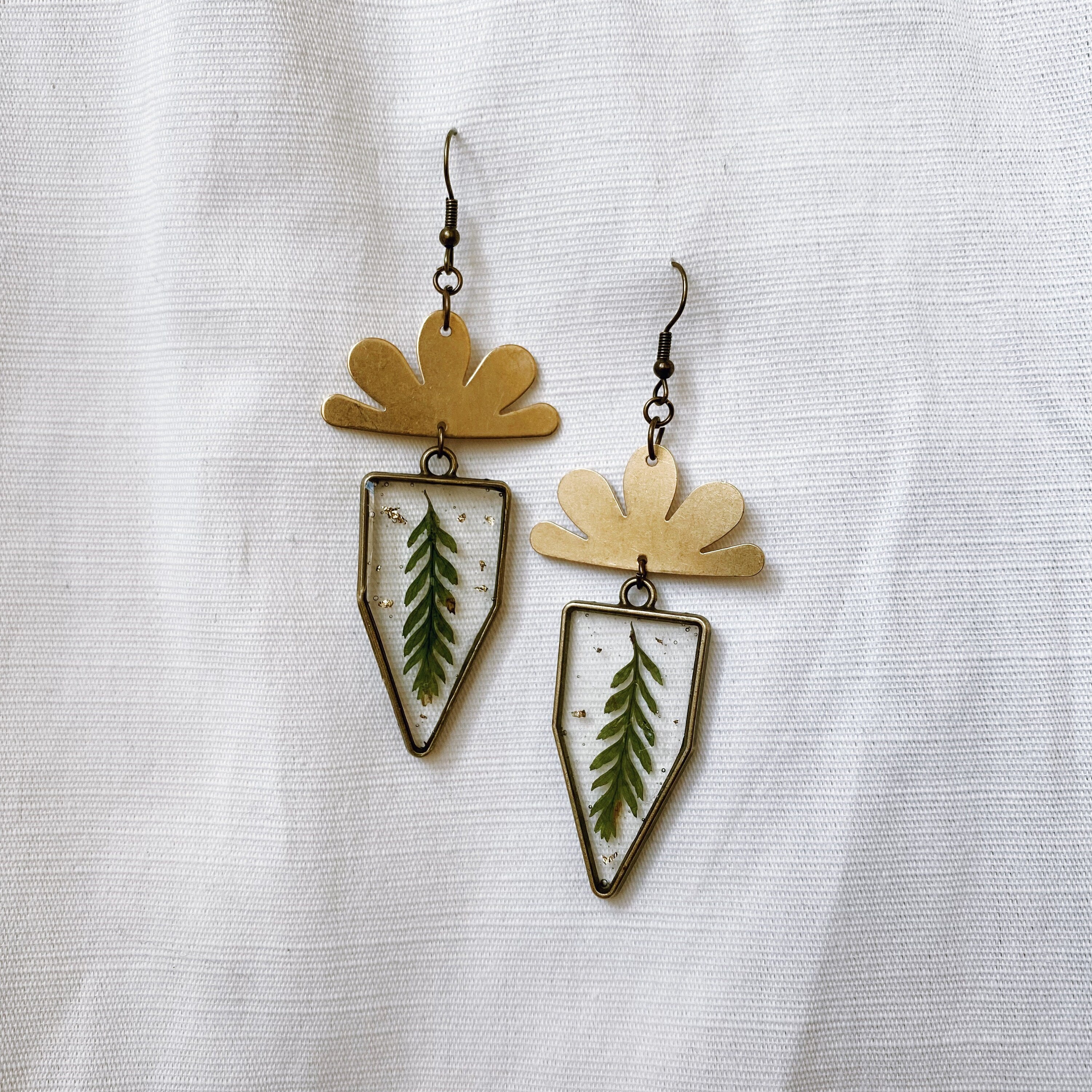 pocket garden earrings | double dangle