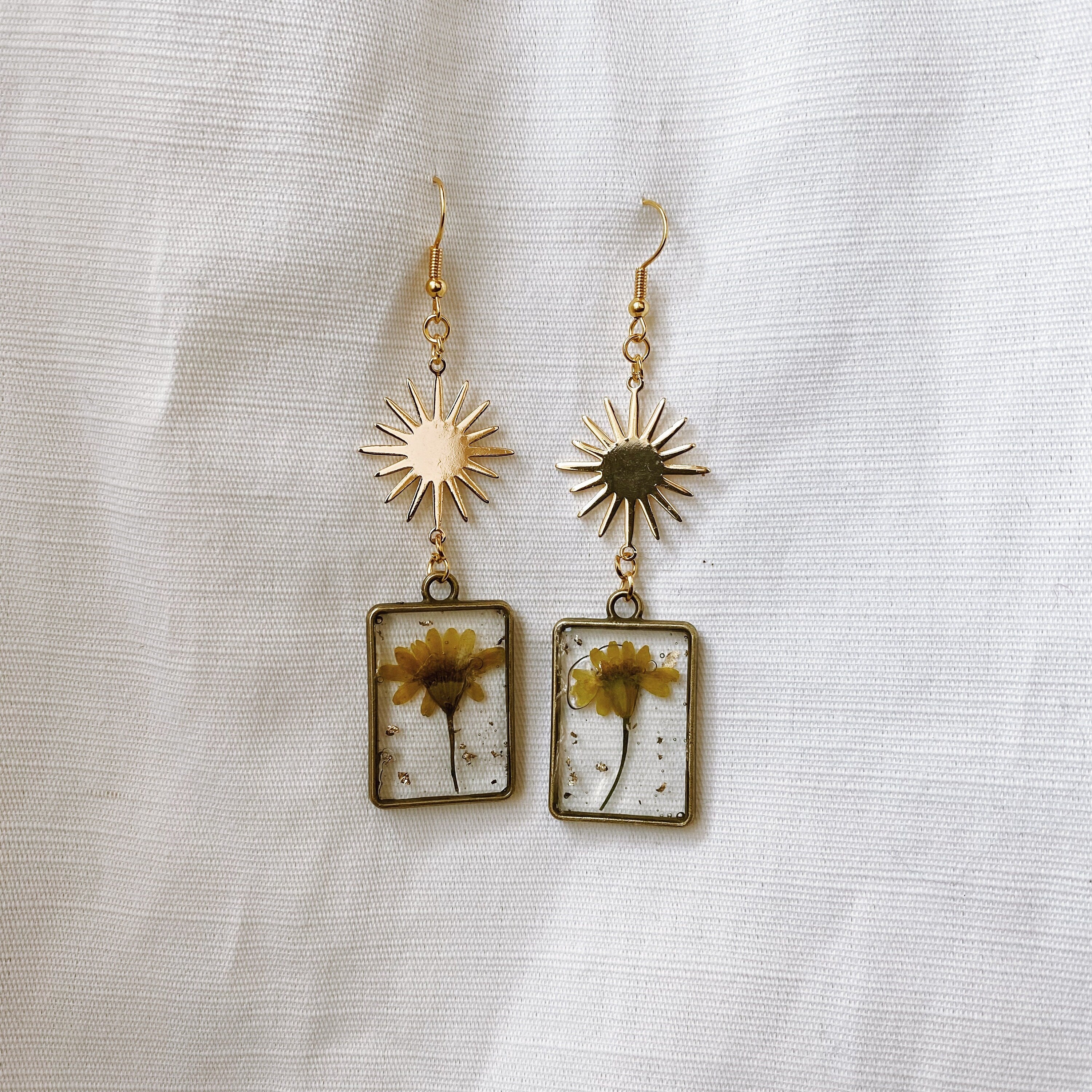pocket garden earrings | double dangle