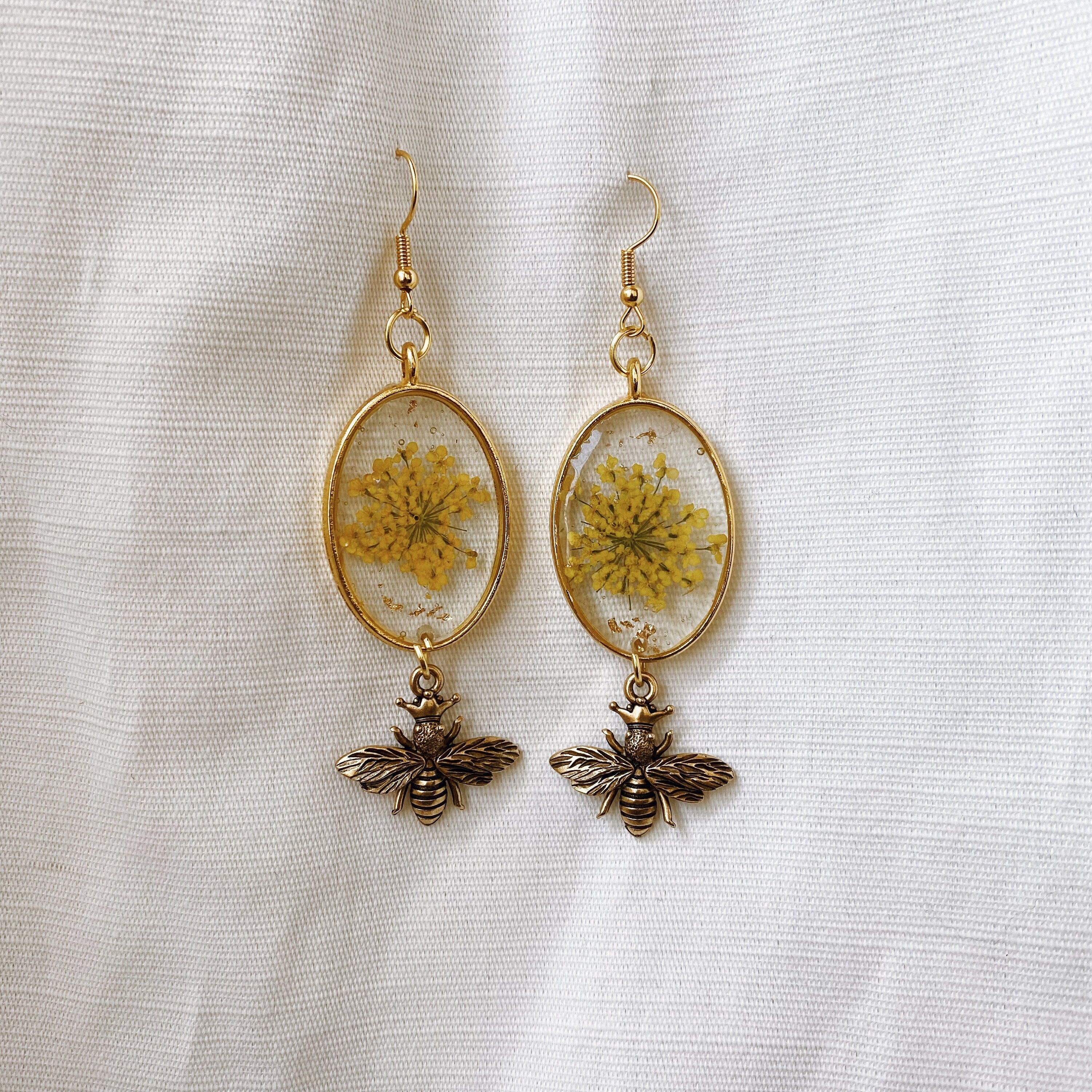 pocket garden earrings | double dangle
